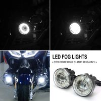 NEW Motorcycle Pair LED Fog Lights Foglights W/ Attachment Kit For Honda Gold Wing GL 1800 GL1800 Tour DCT 2018 2019 2020 2021