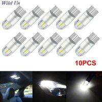 10ชิ้น Super White T10 3030 2SMD LED High Power Interior หลอดไฟ W5W 194 168 6W