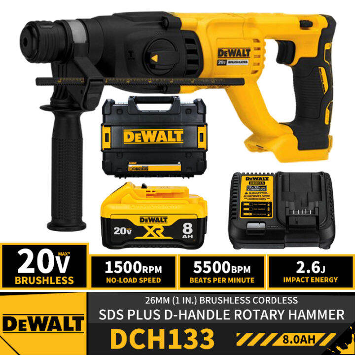 Dewalt Dch133 26mm 1in Brushless Cordless Sds Plus D Handle Rotary