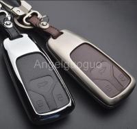 ◊✕ Car styling Metal key protect shell key cases bag cover for AUDI 2016 2017 Q7 A4L TT TTS