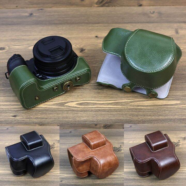 PU Leather Camera Case Bag With Strap For Canon EOS R10 RF-S 18-45Mm  Fujifilm X-S10 XS10 15-45Mm Nikon Z30 Z50 16-50Mm Lens Lazada PH
