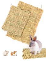 【YF】 Rabbits Bunny Grass Mat Small Animal Woven Hay Natural Straw Bedding Resting Cage For Guinea Pig Chinchilla Hamster Rat