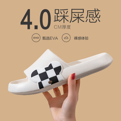 Mingdeng P889#2022 slippers couple women summer home indoor bathroom bath non-slip cartoon outer wear sandals and slippers men