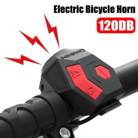 Bike Electronic Horn Bell Rechargeable Bicycle Anti-theft Bell 120db Loud Horn Waterproof Cycling Scooter Warning Alarm Ring