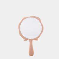 ?Nansouf? มือถือโต๊ะเครื่องแป้งกระจกวินเทจ Rose Makeup Mirror Hand Mirror Pocket Mirror