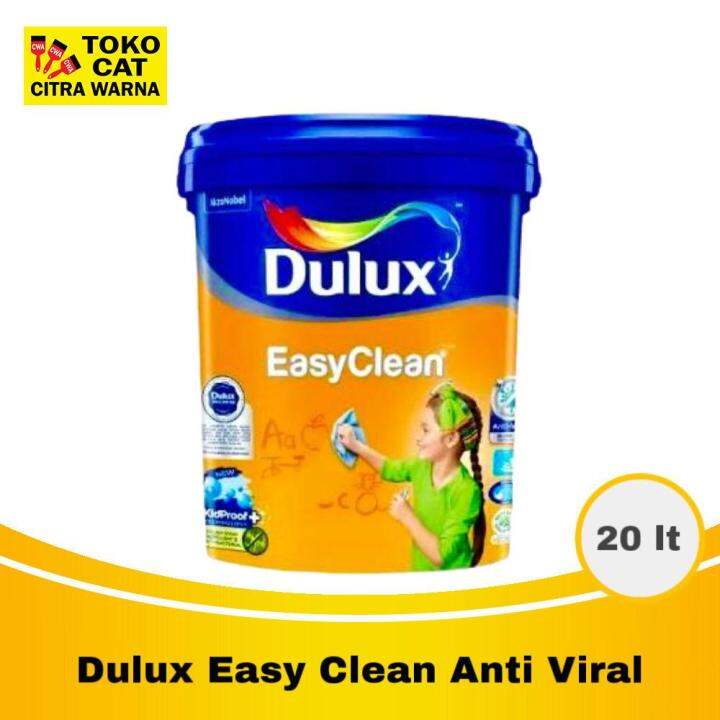 Cat Tembok Interior Dulux Easy Clean Anti Viral 20 Liter | Lazada Indonesia