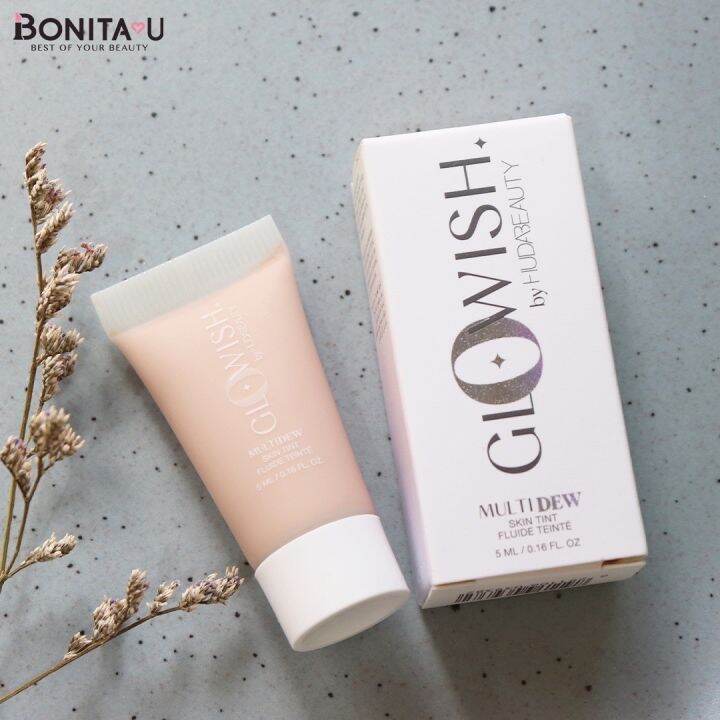 bonita-u-huda-beauty-glowish-multi-dew-skin-tint-5ml-สี-03-light-ทินต์บำรุงผิวหน้า