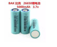 Bicke 26650 BAK Lithium Battery 5000mAh New A Product Full Capacity Power 5c Strong Light Flashlight Battery