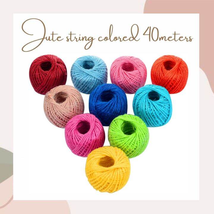 Natural Abaca Jute String Multi Use Gift Tags Tie Decoration Natural