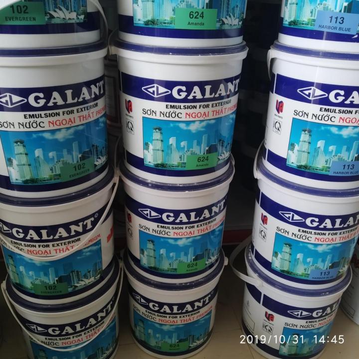 Sơn nước Premium Galant màu trắng: \