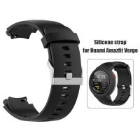 สายรัดข้อมือซิลิโคนแบบนิ่มปรับได้สำหรับ Amazfit Verge