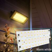 ชิปไฟสปอตไลท์50W ลูกปัด SMD 2835โคมไฟ LED สปอตไลท์ AC 220V สมาร์ทไอซีไฟถนนไฟ LED อัตโนมัติ DIY ชิปให้แสงสว่างฟลัดไลท์กลางแจ้ง