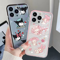 เคสป้องกันสำหรับ POCO X4 Pro M4 M3 Pro 5G X3 NFC GT F3 Kuromi My Melody ขอบสี่เหลี่ยม Cover เคสป้องกันแบบเต็มแผ่น