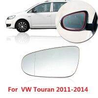 CAPQX พร้อมเลนส์กระจกกระจกมองหลังความร้อนภายนอกสำหรับโฟล์คสวาเกน VW Touran 2011 2012 2013 2014เลนส์กระจกมองหลัง