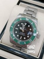 โรเล็กซ Rolex submariner Hulk ผู้ชาย ระบบ Auto กล่องใบครบเซ็ต