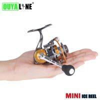 ZZOOI All Metal Mini Winter Ice Fishing Reel Small Spinning Reels 3+1BB 4.3:1/5.0:1 Drag 6.5kg Carp Raft Fishing Wheel Saltwater Gear