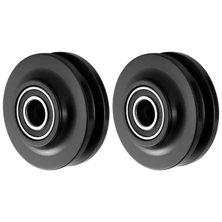 2Pcs Sliding Barn Door Wheel Heavy Duty Window Pulley Roller