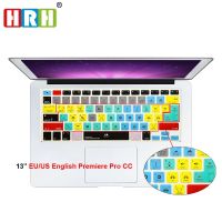 HRH ฝาครอบผิวแป้นพิมพ์ซิลิโคนกันน้ำได้สำหรับ Pro Air Retina 13 15 17 A1278ทั้ง Eu/us