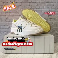 รองเท้าMLB CHUNKY CLASSIC - White ลิขสิทธิ์แท้100%☑️รองเท้าผ้าใบผู้ชายและผู้หญิง รองเท้าแฟชั่น อุปกรณ์ครบเซ็ต