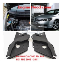 KLNU เครื่องยนต์ฝาครอบบานพับฝาครอบเครื่องยนต์ฝาครอบ Bonnet สำหรับ HONDA CIVIC FD FA1 FD1 FD2 2006 2007 2008 2009 2010 2011หมายเลขชิ้นส่วน: 74210-SNV-H00 74220-SNV-H00