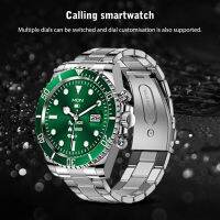 AW12 1.3inch Talk Smart Watch สําหรับผู้ชายผู้หญิงหน้าจอสัมผัสเต็มรูปแบบ 320mAh Heart Rate Monitoring Rotating Bezel Life Waterproof