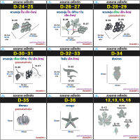 ลวดลาย เหล็กดัด เหล็กปั๊ม เหล็กหล่อ สามารถเชื่อมได้ / 1 ชิ้น | Price / 1 pc รหัส D-24 / D-036