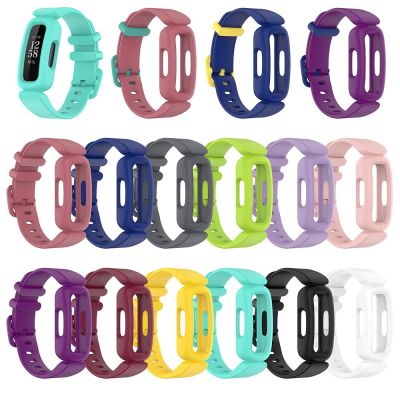 【lz】☃﹉❁  Pulseira de relógio de silicone para fitbit inspire2 / ace3 pulseira de banda de pulso miúdo smartwatch pulseiras crianças acessórios