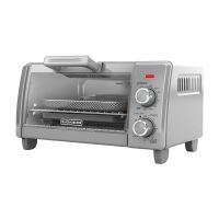 【LZ】◙❒∈  Crisp N Bake Air Fry 4 fatias Torradeira Forno prata e preto TO1787SS