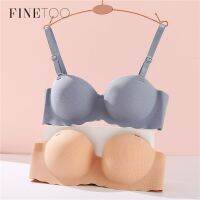 Finetoo A B Cup Push Up Bra ชุดชั้นใน บราไร้สาย นุ่ม ระบายอากาศ สีแคนดี้ สําหรับผู้หญิง 2021