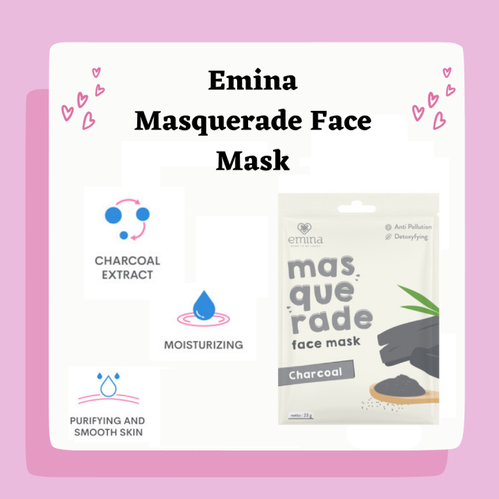 Emina Masquerade Face Mask 23g Sheet Mask Masker Wajah Lazada