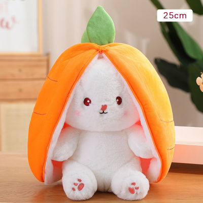CK Kawaii Fruit transfiged easter Bunny ตุ๊กตาของเล่นน่ารักแครอทสตรอเบอร์รี่กระเป๋าของเล่น