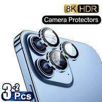 For iPhone 14 Plus 13 Pro Max Metal Ring Camera Lens Protectors For iPhone 11 12 13 14 Pro Max Glass Camera Lens  Screen Protectors