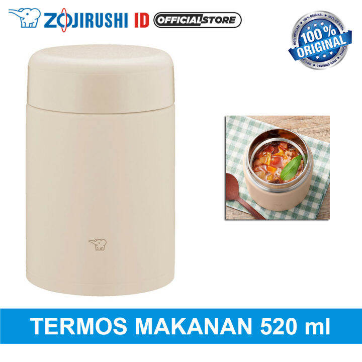 Zojirushi Food Jar SWKA52 CM Termos Makanan 520 mL Beige Lazada