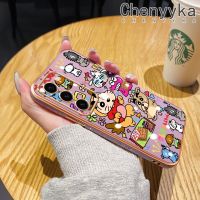 Chenyyka เคสโทรศัพท์ปลอกสำหรับ Samsung Galaxy S23,เคสอัลตร้าเคสลายการ์ตูนเครยอนชินชินจันเคสโทรศัพท์ซิลิโคนด้านดีไซน์ใหม่ฝาปิดเลนส์เต็มรูปแบบเคสป้องกันกล่องกันกระแทกกล้องแบบนิ่ม