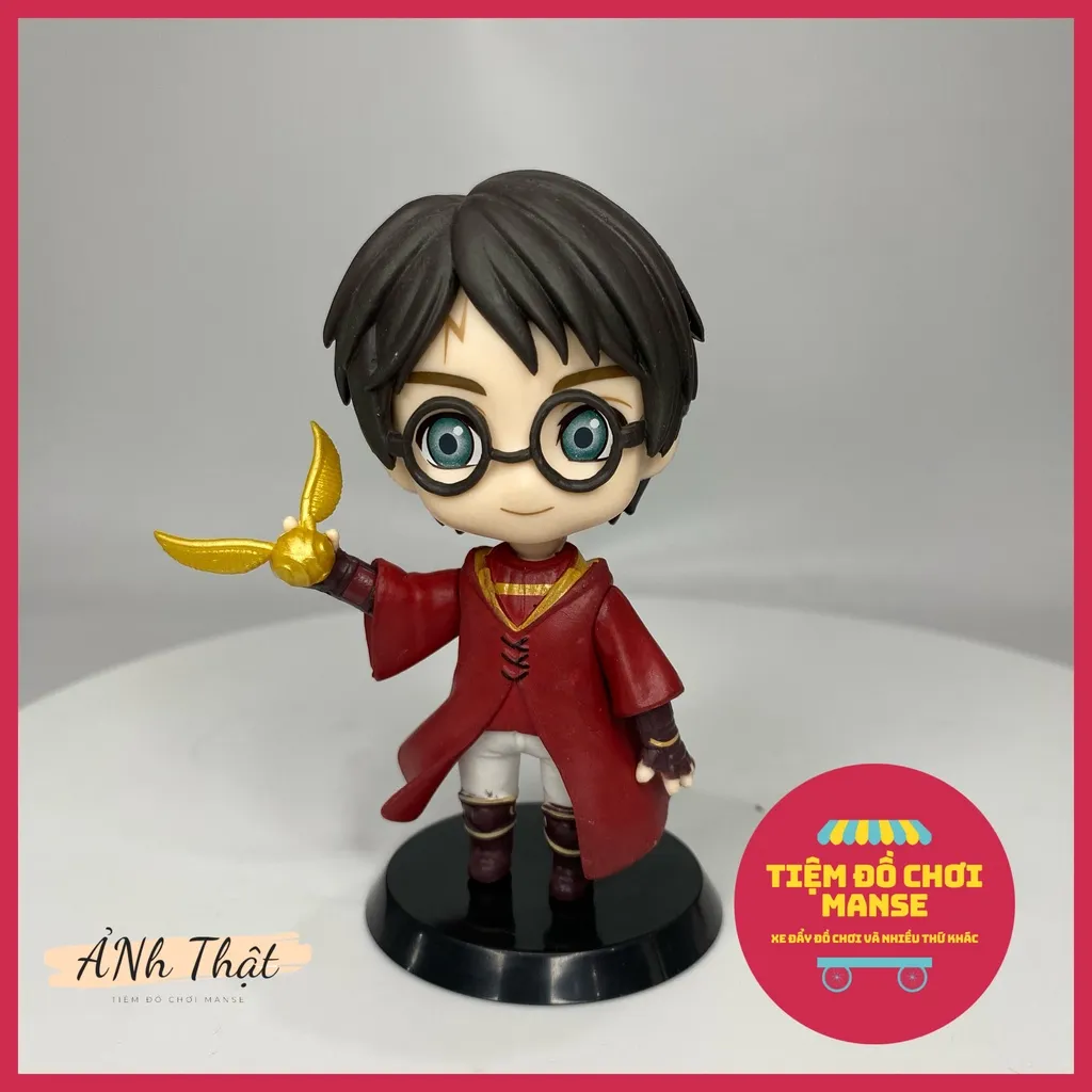 Mô hình Harry Potter  Set Mô hình Hermione Granger Ron Weasley Draco  Malfoy Dumbledore cầm đũa thần cưỡi chổi  Cao 9cm  Shopee Việt Nam