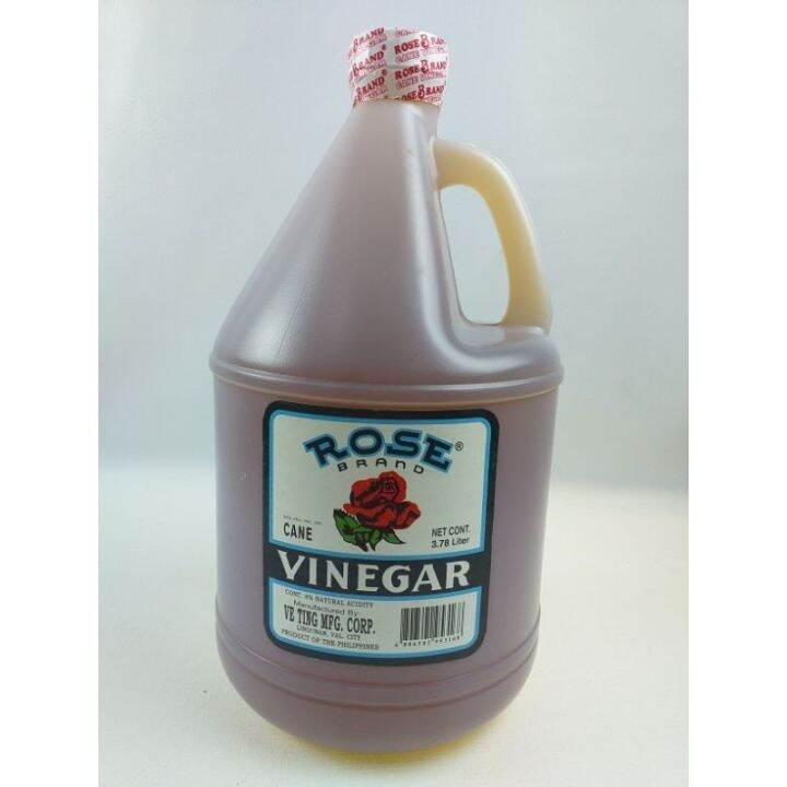 Rose Cane Vinegar 1 Gallon ( 3.78 Liter ) Original From Factory Lazada PH