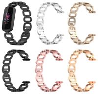 [HOT CHALIUIUILILXWE 607] สายนาฬิกาอัจฉริยะ Fitbit Luxe สแตนเลสสตีล,สายอะไหล่สำหรับนาฬิกาสเตนเลสสตีล