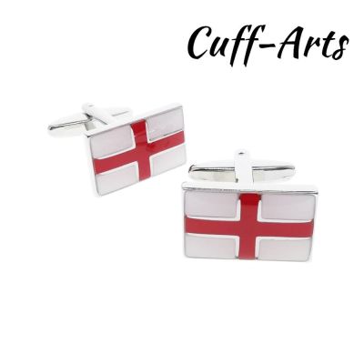 Mens Cufflinks Flag of England Cufflinks Gifts for Men Gemelos Les Boutons De Manchette by Cuffarts C20215