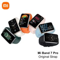 Original Xiaomi Mi Band 7 Pro Wrist Strap Pink Blue Ivory Black Orange Olive Bracelet Compatible with Mi Smart Band 7 Pro Smartwatches