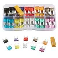 120PCS car MINI safety plate boxed 2A-35A boxed car fuse zinc tablet small fuse