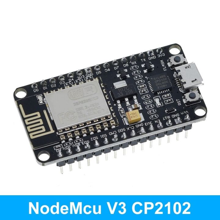 โมดูลไร้สาย CH340/CP2102/CH9102X NodeMcu V3 V2 V2.1อินเทอร์เน็ต Lua WIFI ของคณะกรรมการพัฒนาการจาก ESP8266 ESP-12E/F