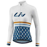 2021Hot LIV Woman Winter Warm Cycling Fleece Jackets Long Sleeve Jersey Pro Cycle Unforme Maillot Maillot Road Bike Clothing