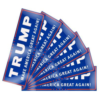 【⊕Good quality⊕】 shang815558 50Pcs/100Pcs Pack Donald Trump ทำให้อเมริกา Great Again สติกเกอร์กันชนประธานาธิบดีโดนัลด์ทรัมป์แคมเปญสติกเกอร์กาว