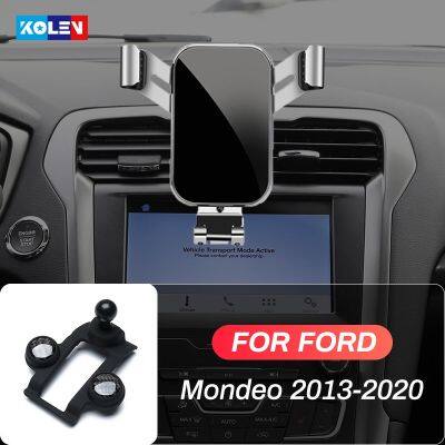 ที่จับโทรศัพท์มือถือรถยนต์สำหรับ Ford Mondeo MK4 MK5 2013 2014 2015 2016 2017 2018 2019 2020ฐานยึดอุปกรณ์นำทางติดช่องระบายอากาศออก