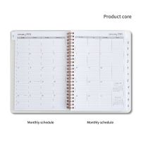 A5 Teacher Planner Office Notepad Weekly Monthly Planner with Monthly Index