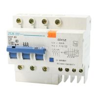 【☊HOT☊】 zhilao Dz-47le-3p 10a 16a 20a 25a 32a 40a 50a 60a 63a 4500a Breaking ความจุ Dz47-63 Dz47le 3P Residual Current เบรกเกอร์