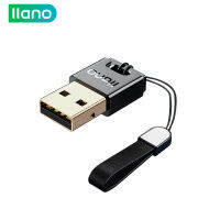 LLANO แช่แข็ง USB มินิบลูทูธ5.1อุปกรณ์รับส่งสัญญาณพร้อมหูฟังไร้สายลำโพงคอมพิวเตอร์ PC เมาส์ไร้สายบลูทูธเพลงเครื่องส่งสัญญาณเสียงสีดำ