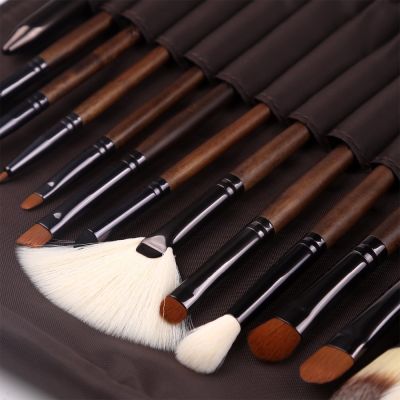 ZOREYA 15Pcs Make Up Brushes Tools Set Eye Shadow Foundation Powder Blushes Eyebrow Blending Brush Face Tools Maquillaje