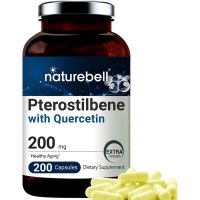 Naturebell Pterostilbene with Quercetin 200 mg 200 caps