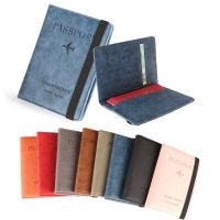 RDEN18 Multi-Function Leather Credit Card Holder Ultra-Thin RFID Wallet Passport Bag Passport Holder Travel Cover Case